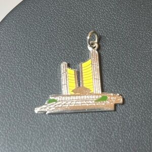 Toronto City Hall Silver Charm Pendant
